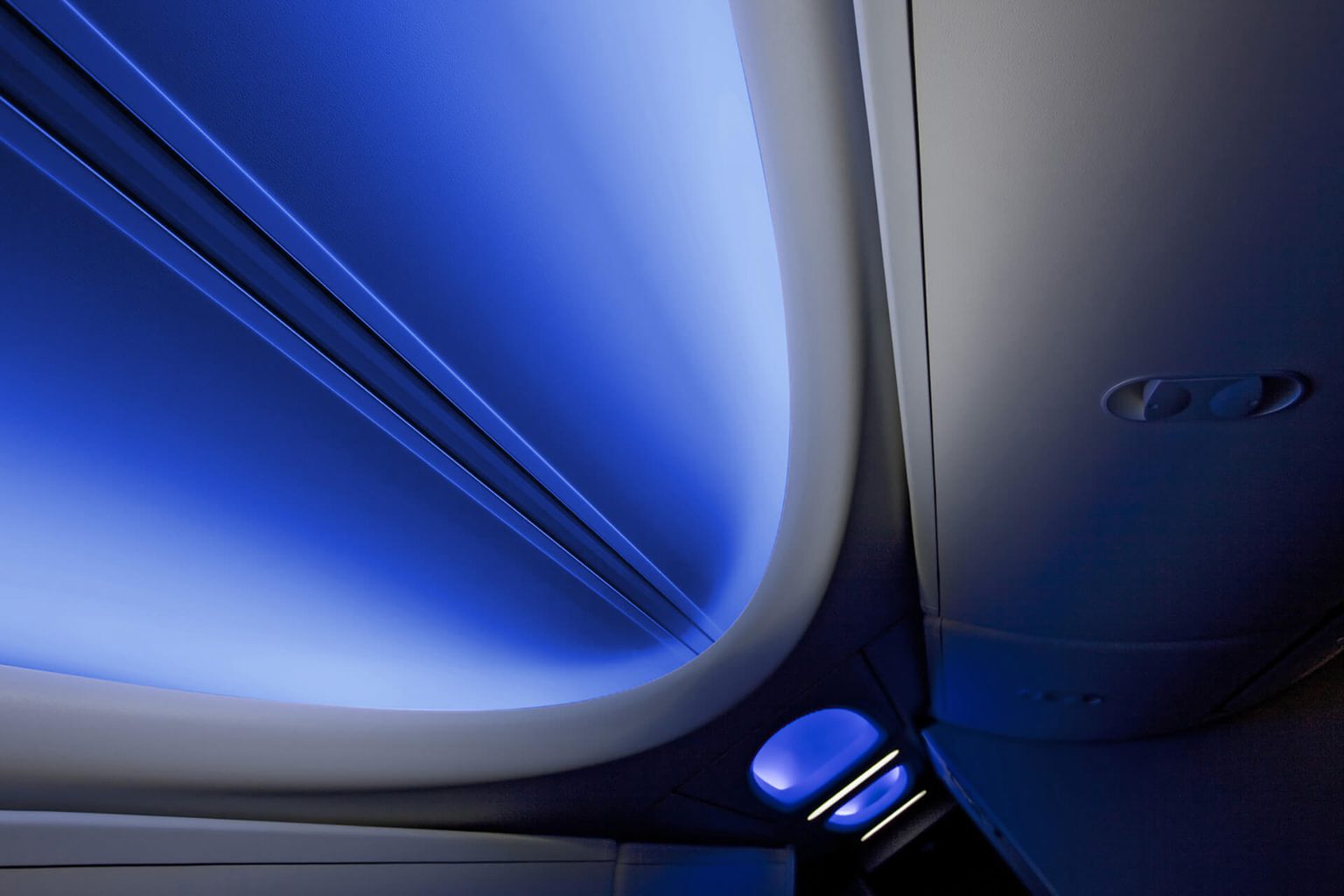 Boeing Sky Interior ceiling detail