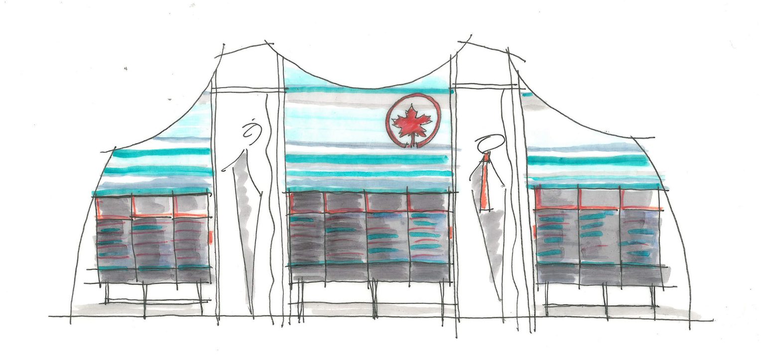 Air Canada Economy Class sketch