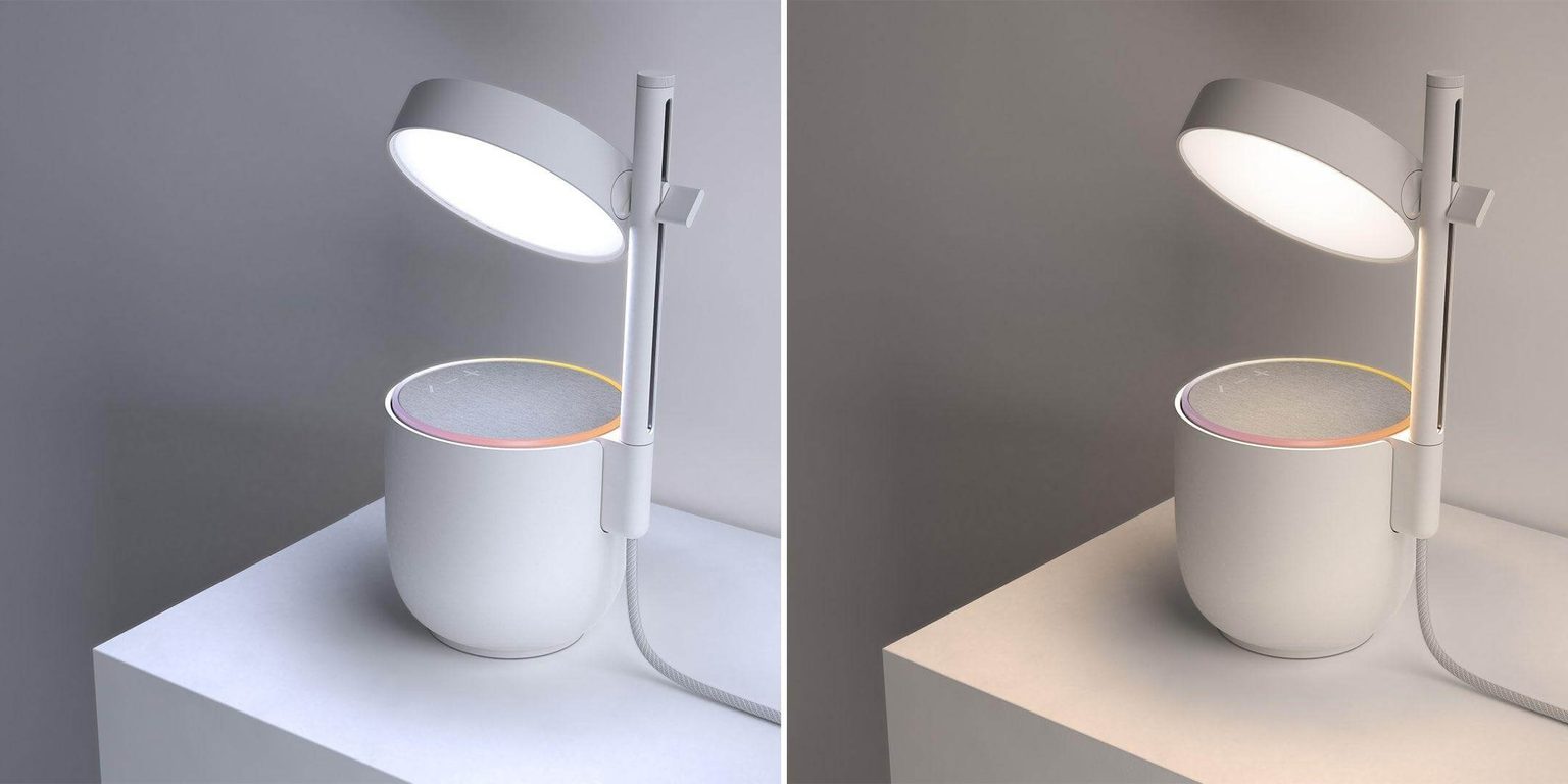 Two Chatspot devices with different lighting tones