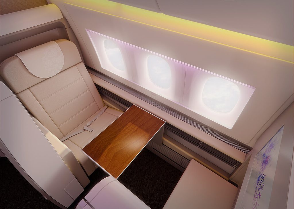 China Eastern cream Business Class Seat