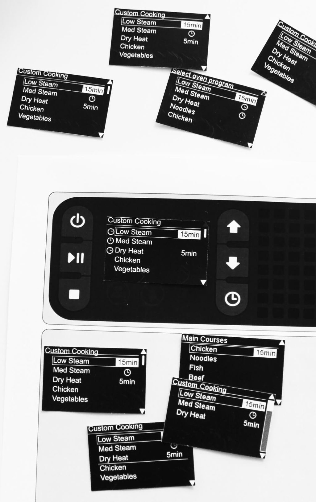 Essence UI menu prototyping