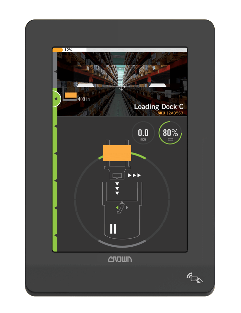 User interface truck camera view