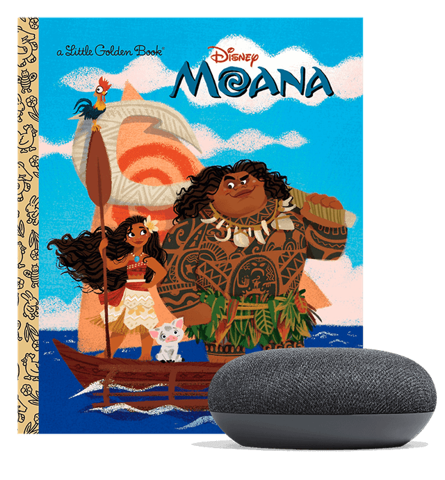 Google Disney Moana Book Cover w Mini
