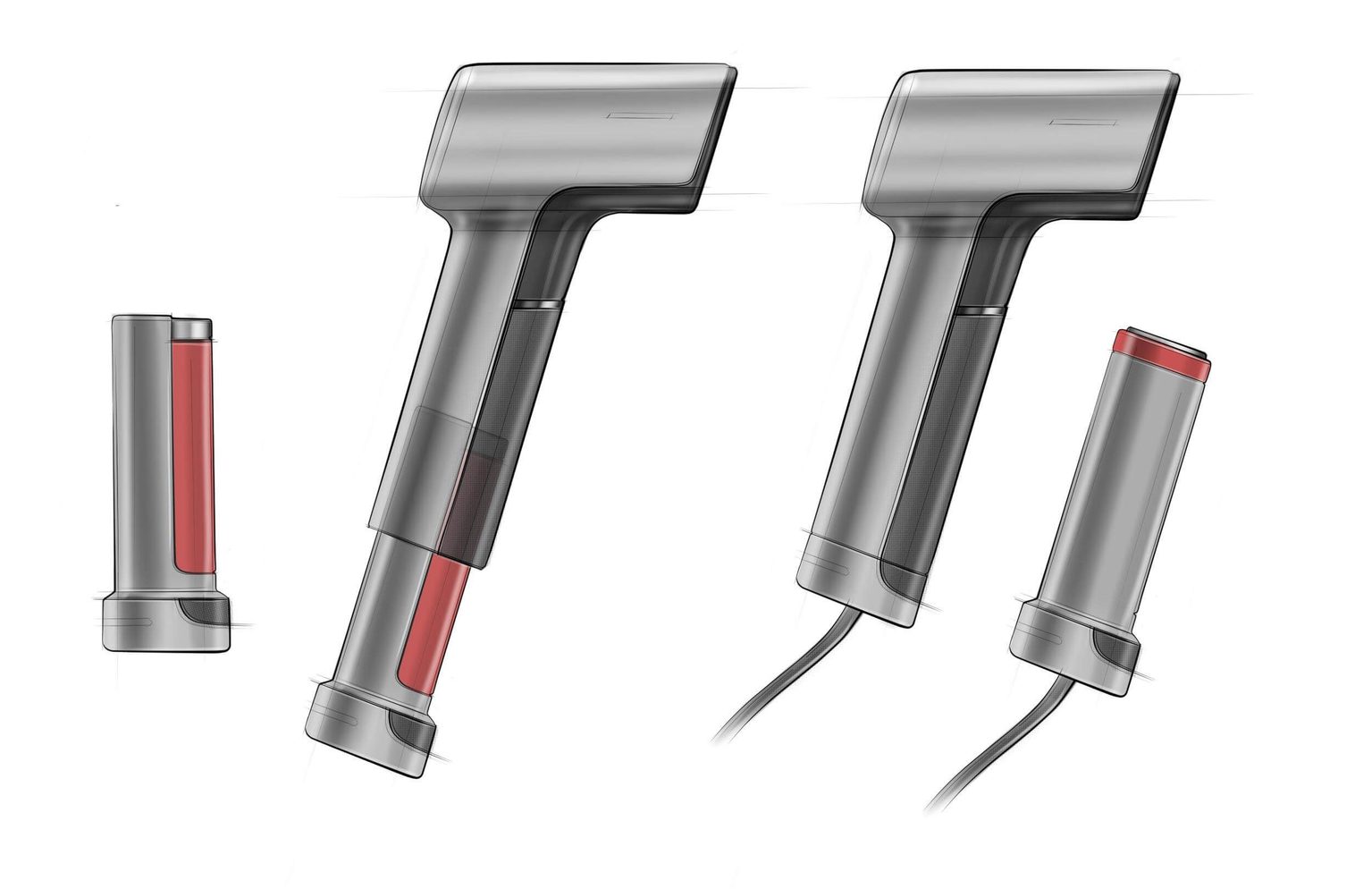 Sketch of scanner design concepts