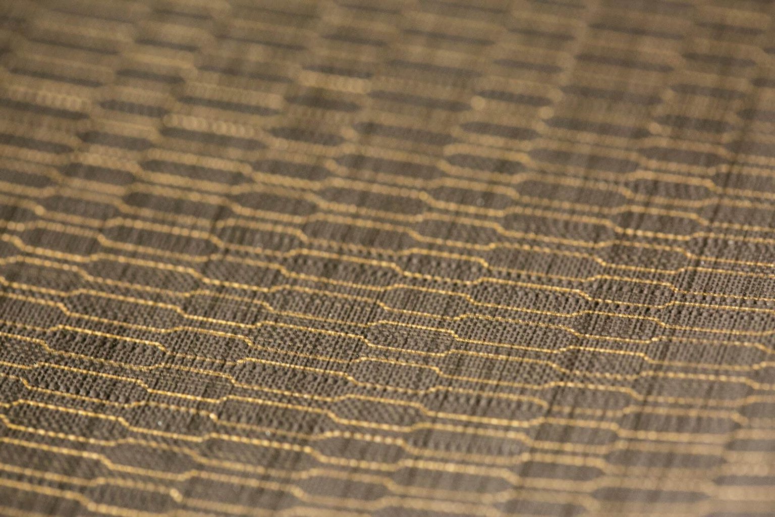 Brown and gold laminate design