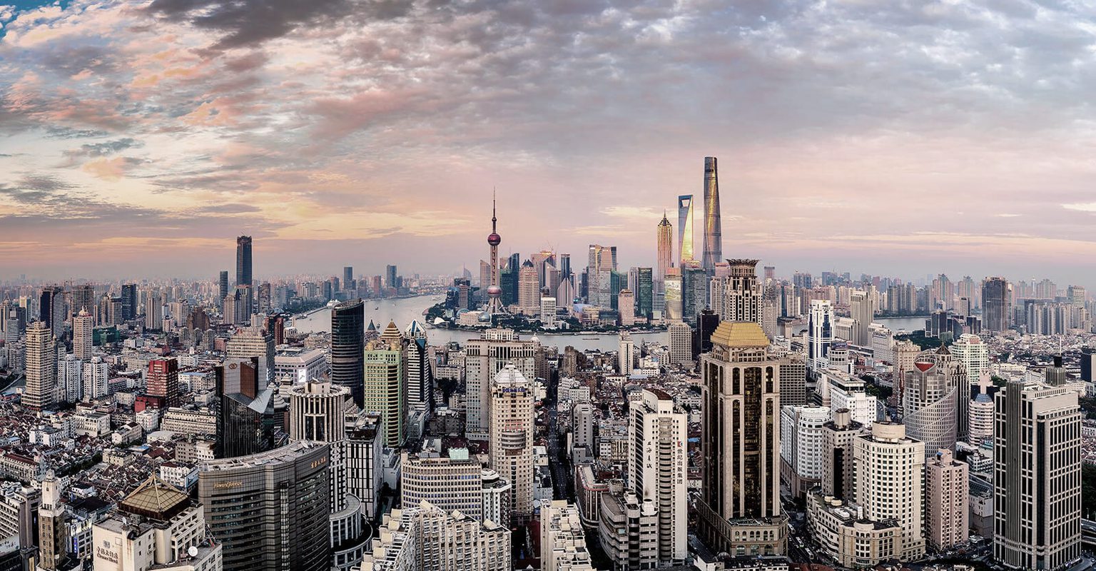 Shanghi cityscape during the day