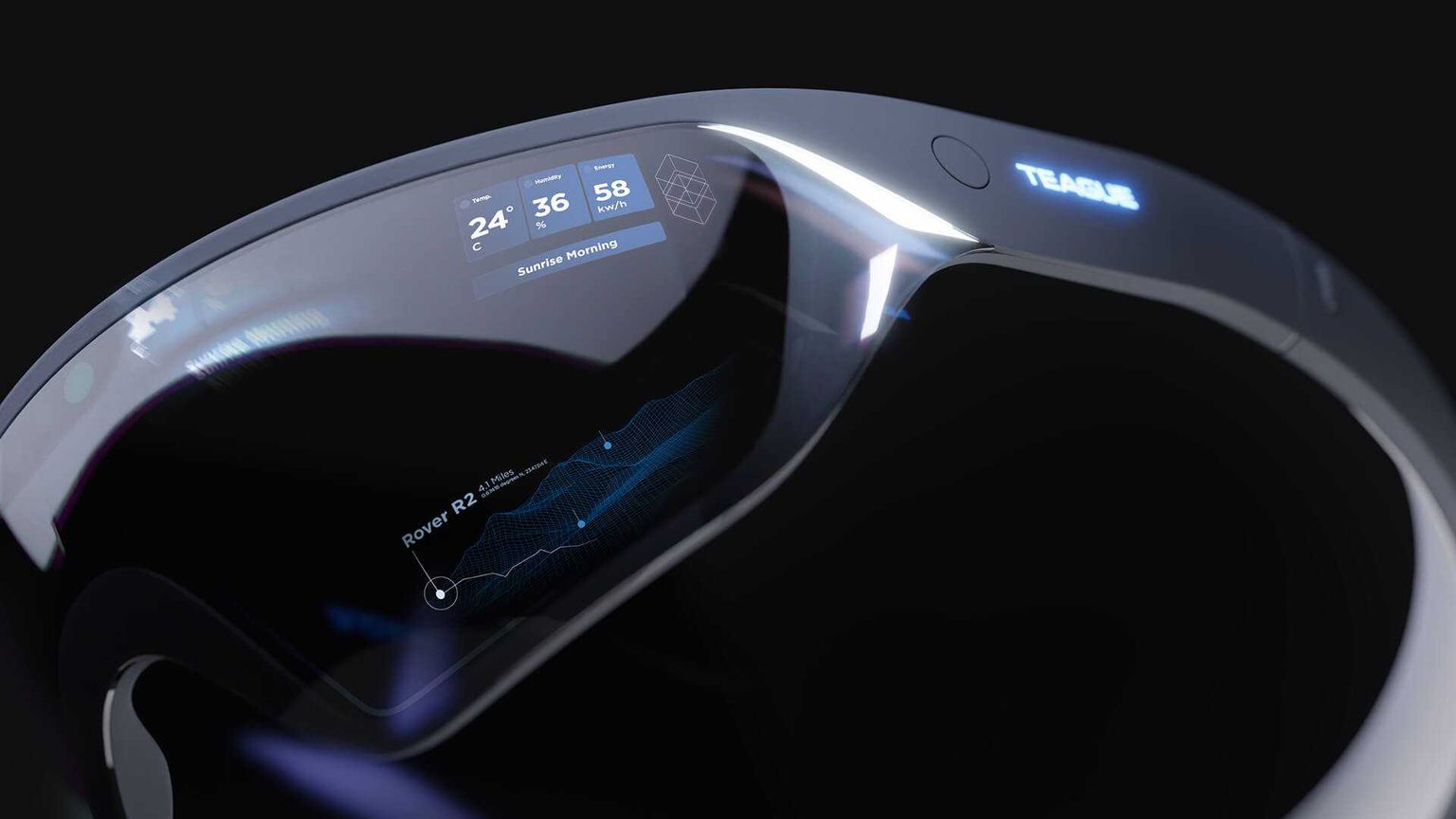 Mixed reality glasses
