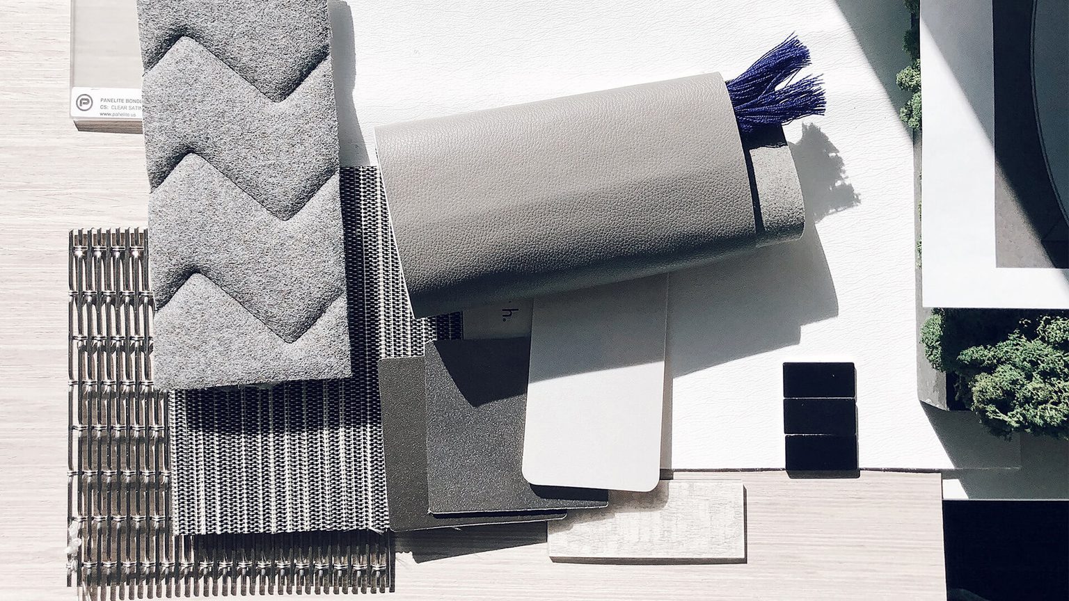 Virgin Hyperloop passenger pod material samples