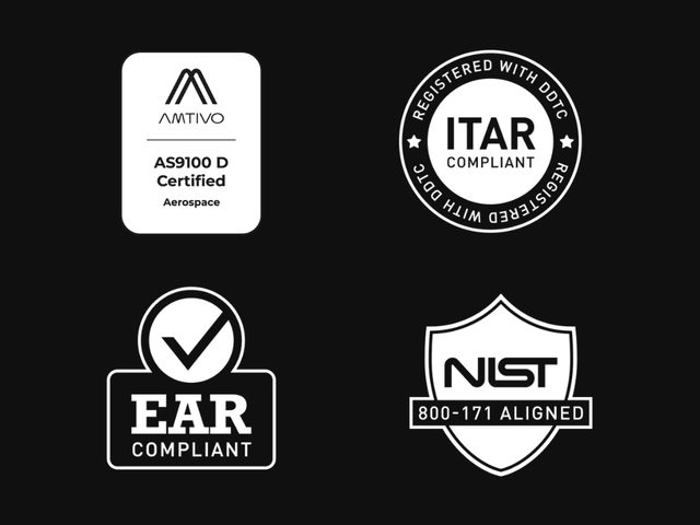 List of certifications for defense industry, ISO, ITAR, EAR, and NIST