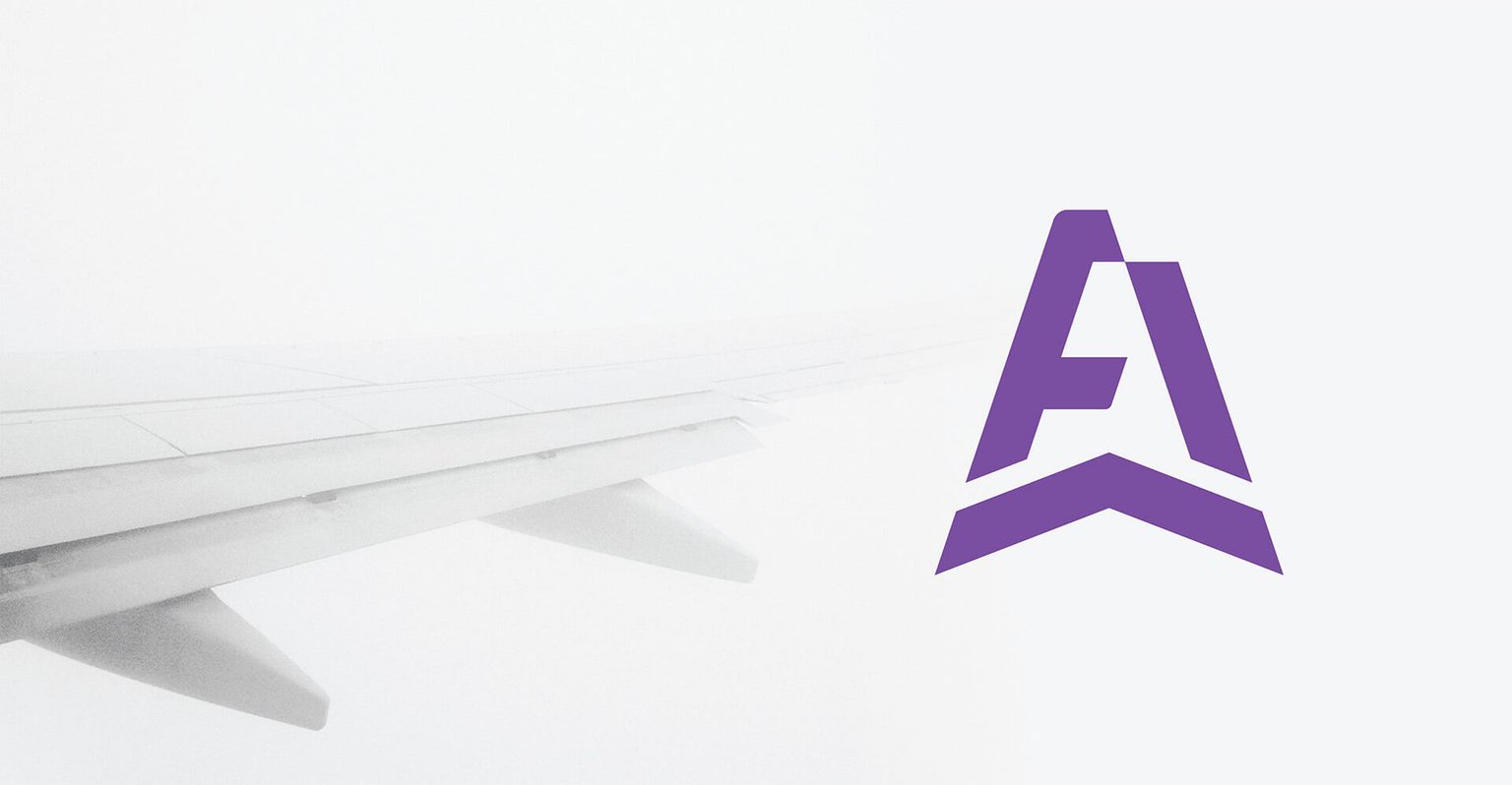 Airplane wing surrounded by fog